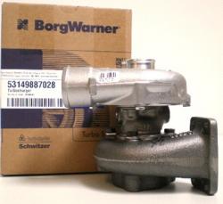Turbo pour DEUTZ Tractor (Fendt) BF4M2013C - Ref. fabricant 53149887028, 5314-988-7028, 53149887028, 53149707028, 5314-970-7028 - Turbo Garrett
