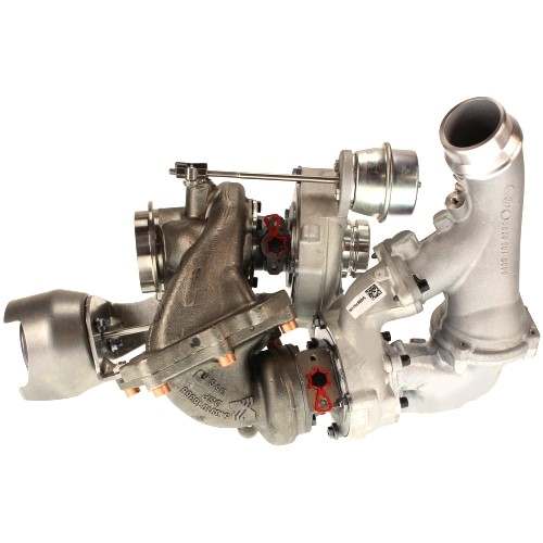 Turbo pour MERCEDES-BENZ SPRINTER 3,5-t Autobus/Autocar (906) 2011-08  2,1 163CV - Ref. fabricant 10009700008,  10009700036,  10009700074,  10009880008,  10009880036,  10009880074,  53049700086,  53049880086,  54399700075,  54399700106