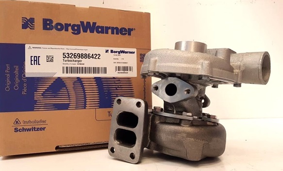 Turbo pour STEYR 1984-06 tracteur agricole WD611.87  - Ref. fabricant 53269886422,  5326-988-6422,  53269886422,  53269887003,  53269706422,  5326-970-6422,  53269706422