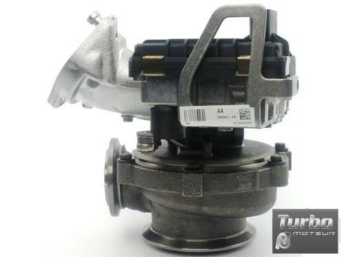 Turbo pour BMW 5 (E60) 2002-09 2009-12 3 211CV - Ref. fabricant 758351-0003,  758351-0005,  758351-0009,  758351-0013,  758351-0015,  758351-0017,  758351-0019,  758351-0020,  758351-0022,  758351-0023