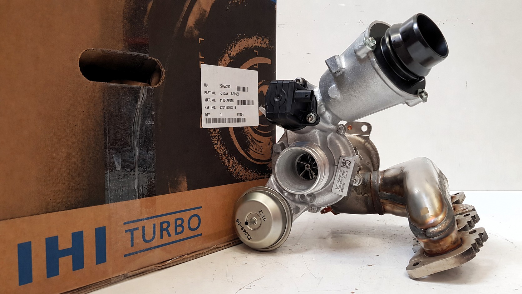 Turbo pour MERCEDES-BENZ ACLASS W176 201206 201805 16 156CV - Ref. fabricant 9V104,  AL0067