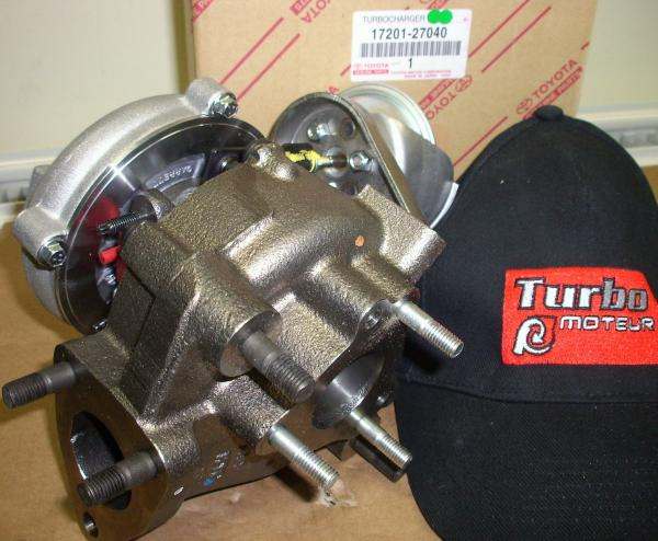 Turbo pour TOYOTA AVENSIS (_T25_) 2003-04 2008-11 2 116CV - Ref. fabricant 721164-0003 721164-0005 721164-0009 721164-0011 721164-0013 721164-11 721164-13 721164-3 721164-5 721164-9 801891-5004S