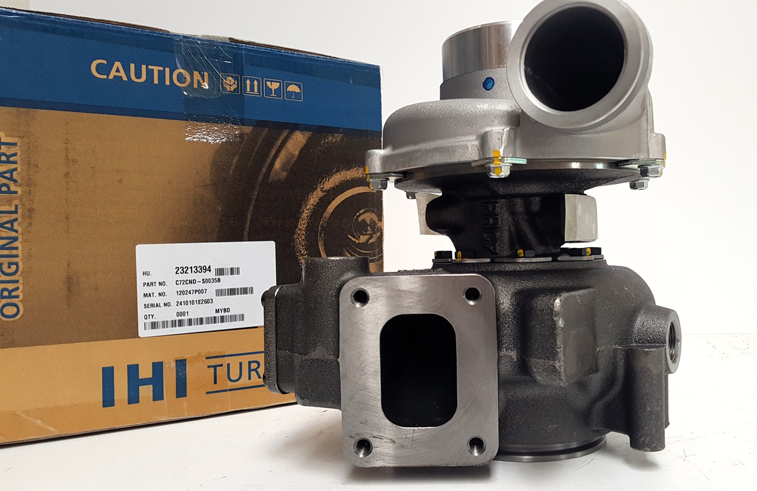 Turbo pour YANMAR 1997-01  Marine  6LYA-STE Moteur - Ref. fabricant VD290035,  VA290035,  VB290035,  VC290035,  VE290035,  MYBI,  MYBO